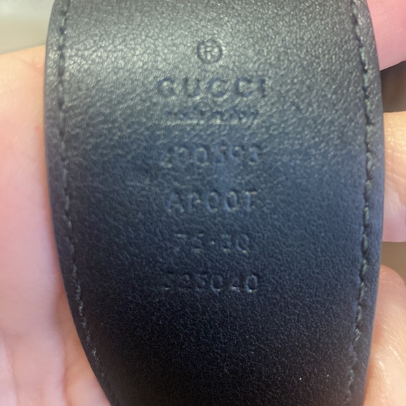 GUCCI LEATHER BELT - Picture 5 of 5